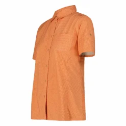 Camicia fantasia floreale maniche corte da donna