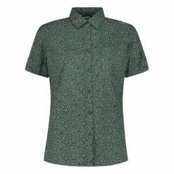 Camicia fantasia floreale maniche corte da donna