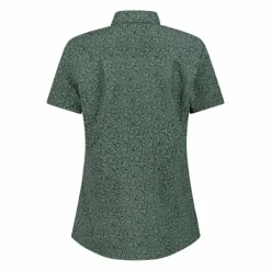 Camicia fantasia floreale maniche corte da donna