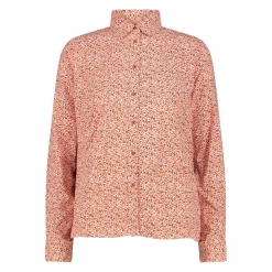 Camicia fantasia geometrica maniche lunghe da donna