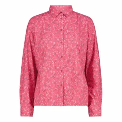 Camicia fantasia geometrica maniche lunghe da donna