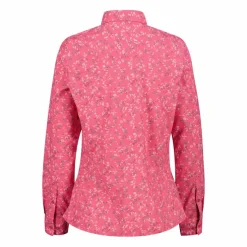 Camicia fantasia geometrica maniche lunghe da donna