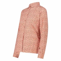 Camicia fantasia geometrica maniche lunghe da donna