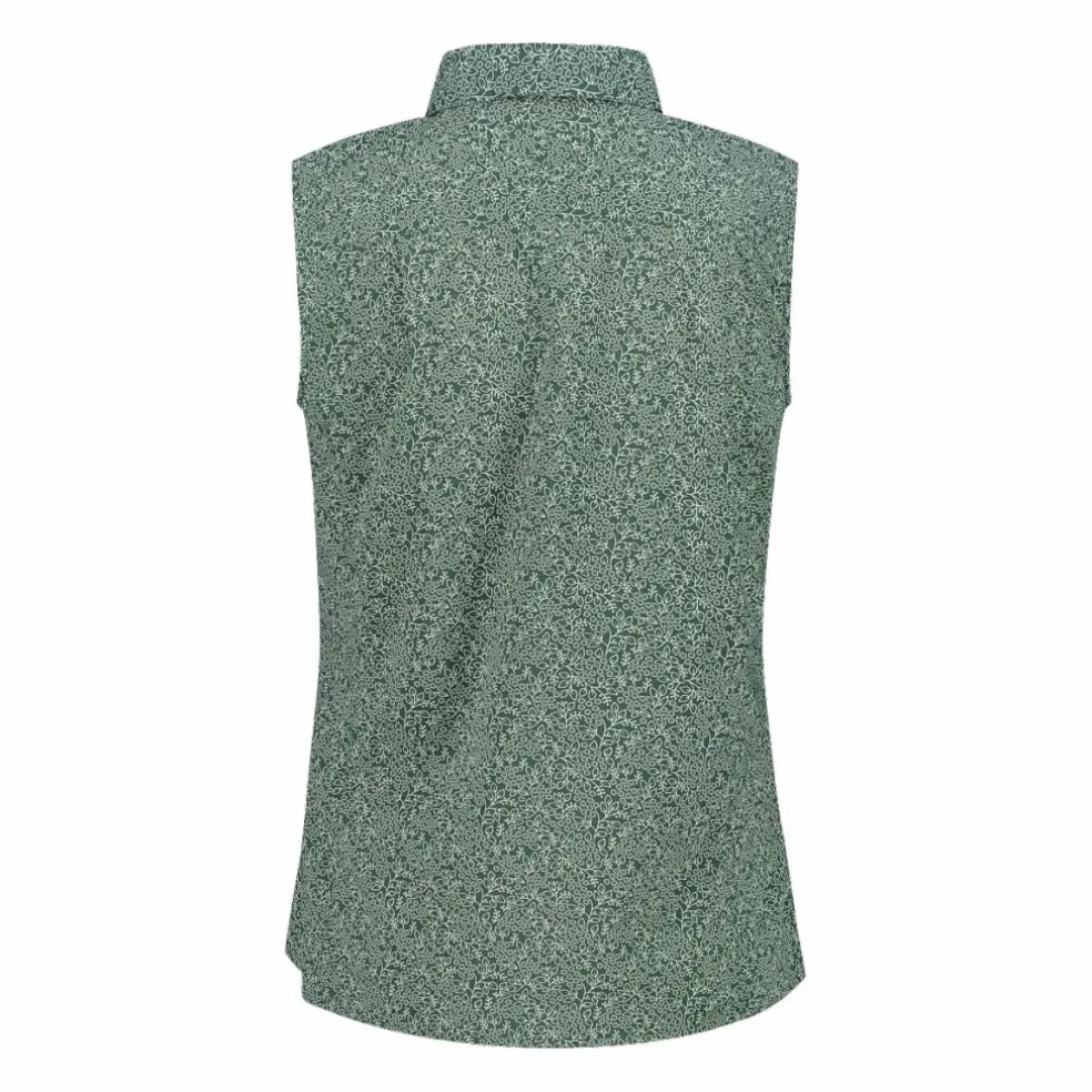 Camicia fantasia geometrica maniche lunghe da donna