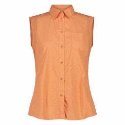 Camicia fantasia geometrica maniche lunghe da donna