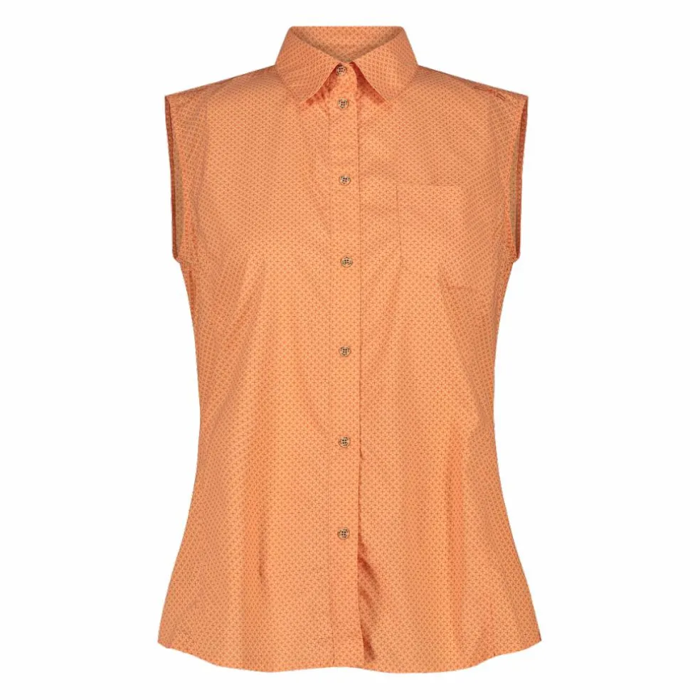 Camicia fantasia geometrica maniche lunghe da donna