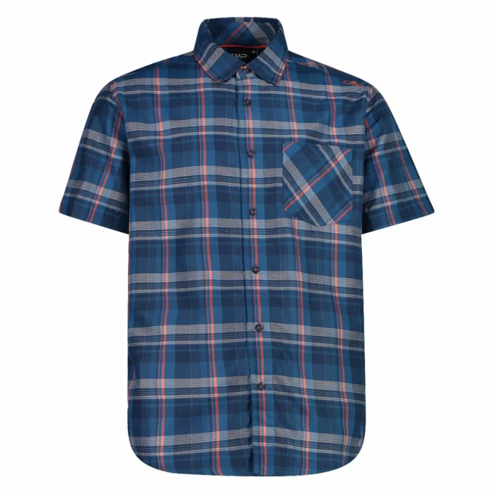 Camicia maniche corte check da uomo