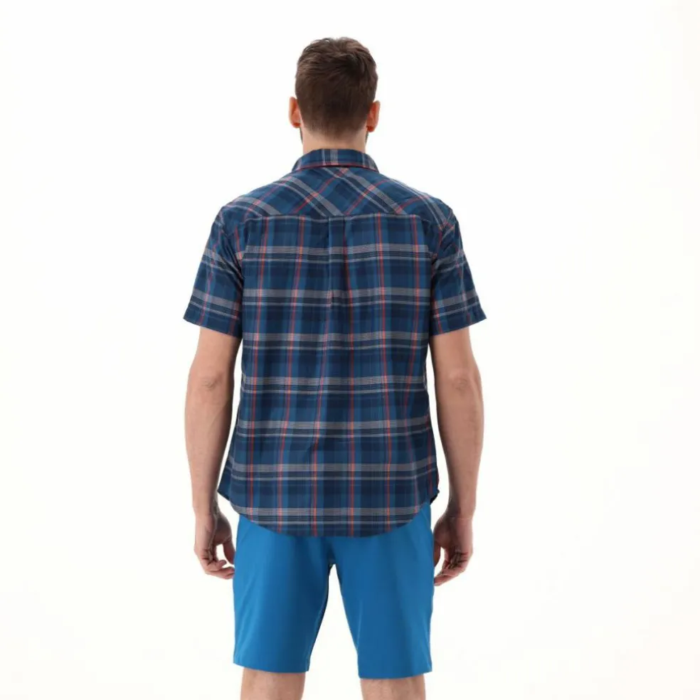 Camicia maniche corte check da uomo