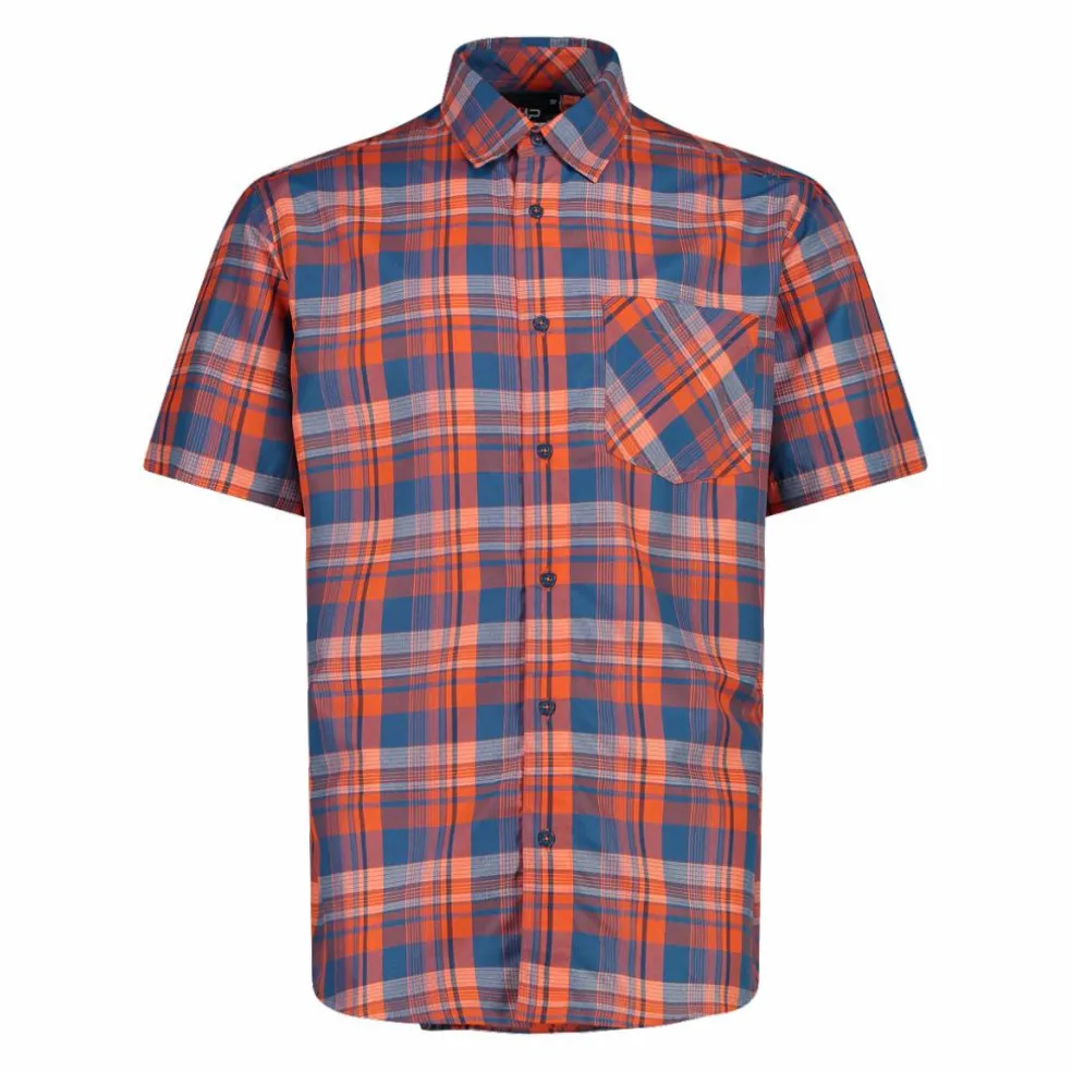Camicia maniche corte check da uomo