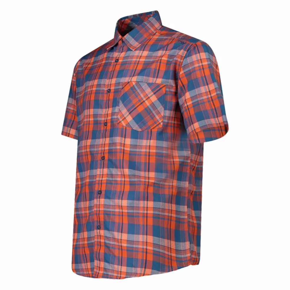 Camicia maniche corte check da uomo