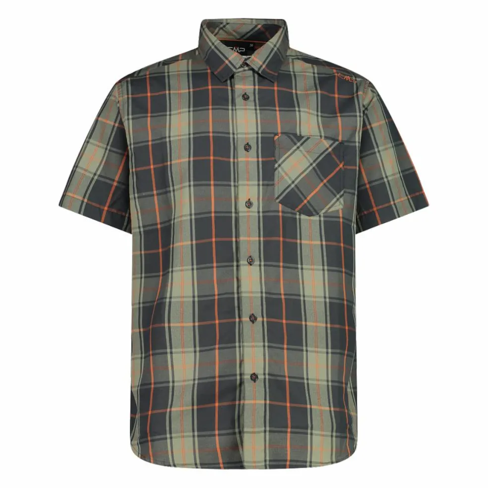 Camicia maniche corte check da uomo