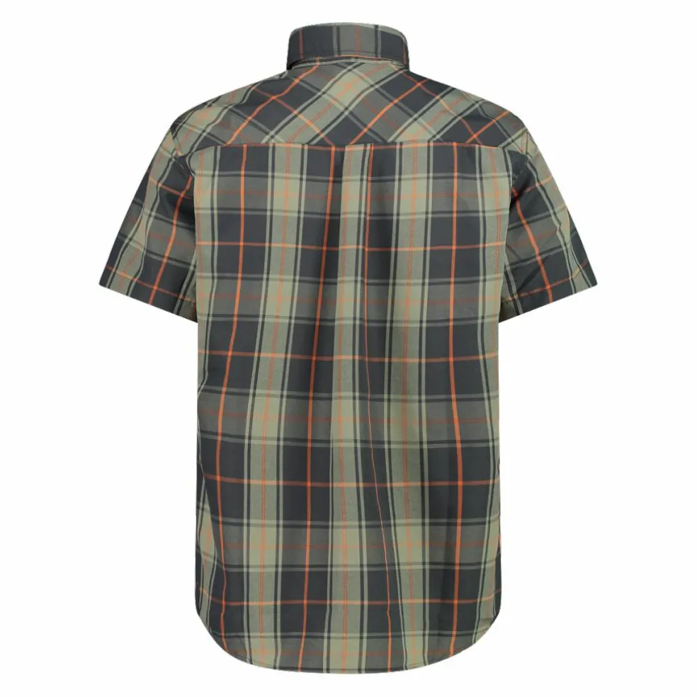 Camicia maniche corte check da uomo