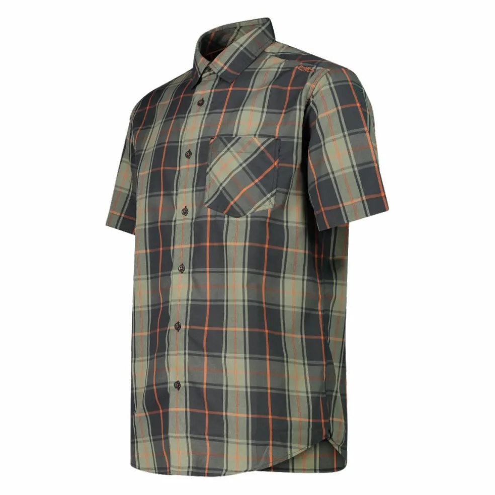 Camicia maniche corte check da uomo