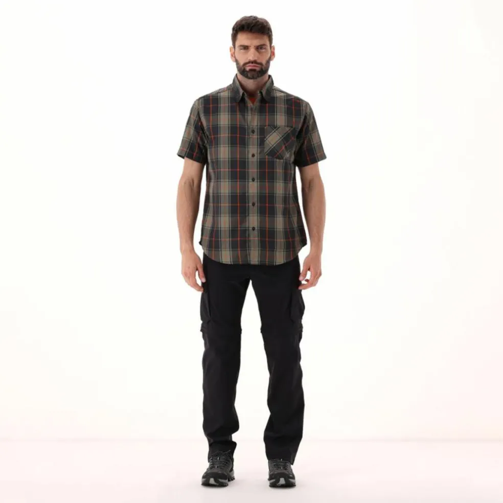 Camicia maniche corte check da uomo
