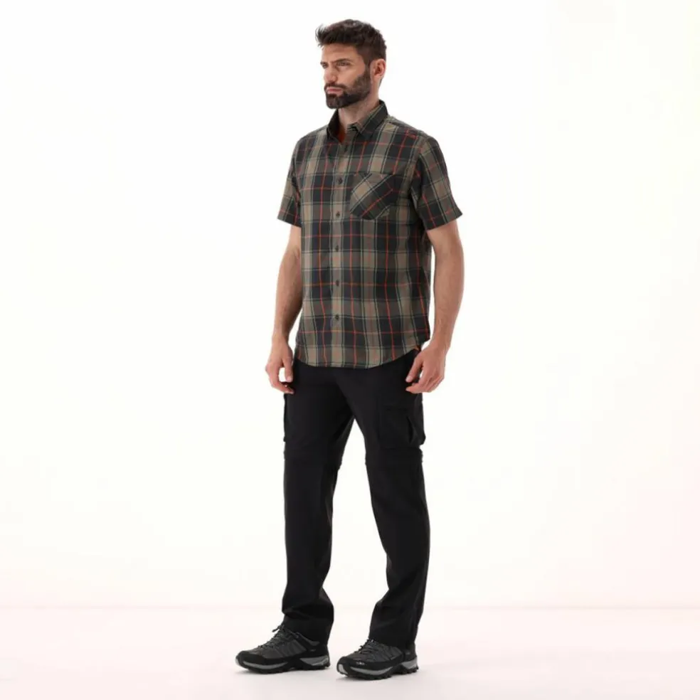 Camicia maniche corte check da uomo