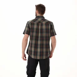 Camicia maniche corte check da uomo