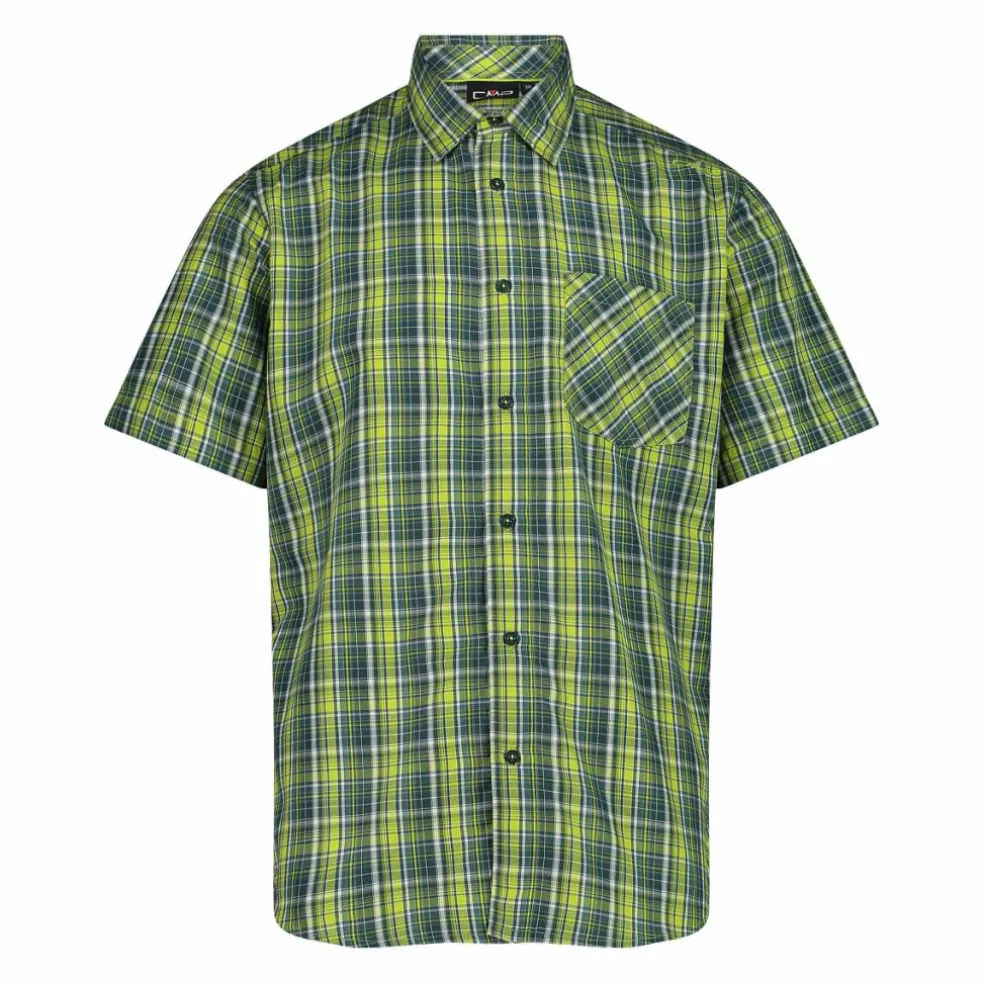 Camicia maniche corte check da uomo