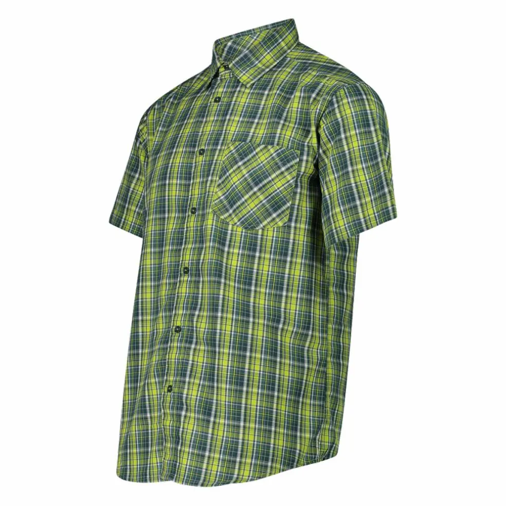 Camicia maniche corte check da uomo