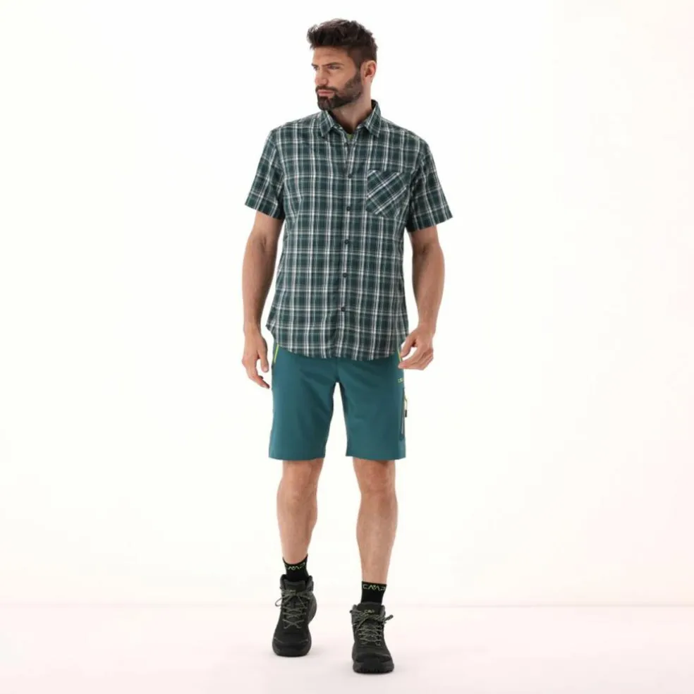 Camicia maniche corte check da uomo