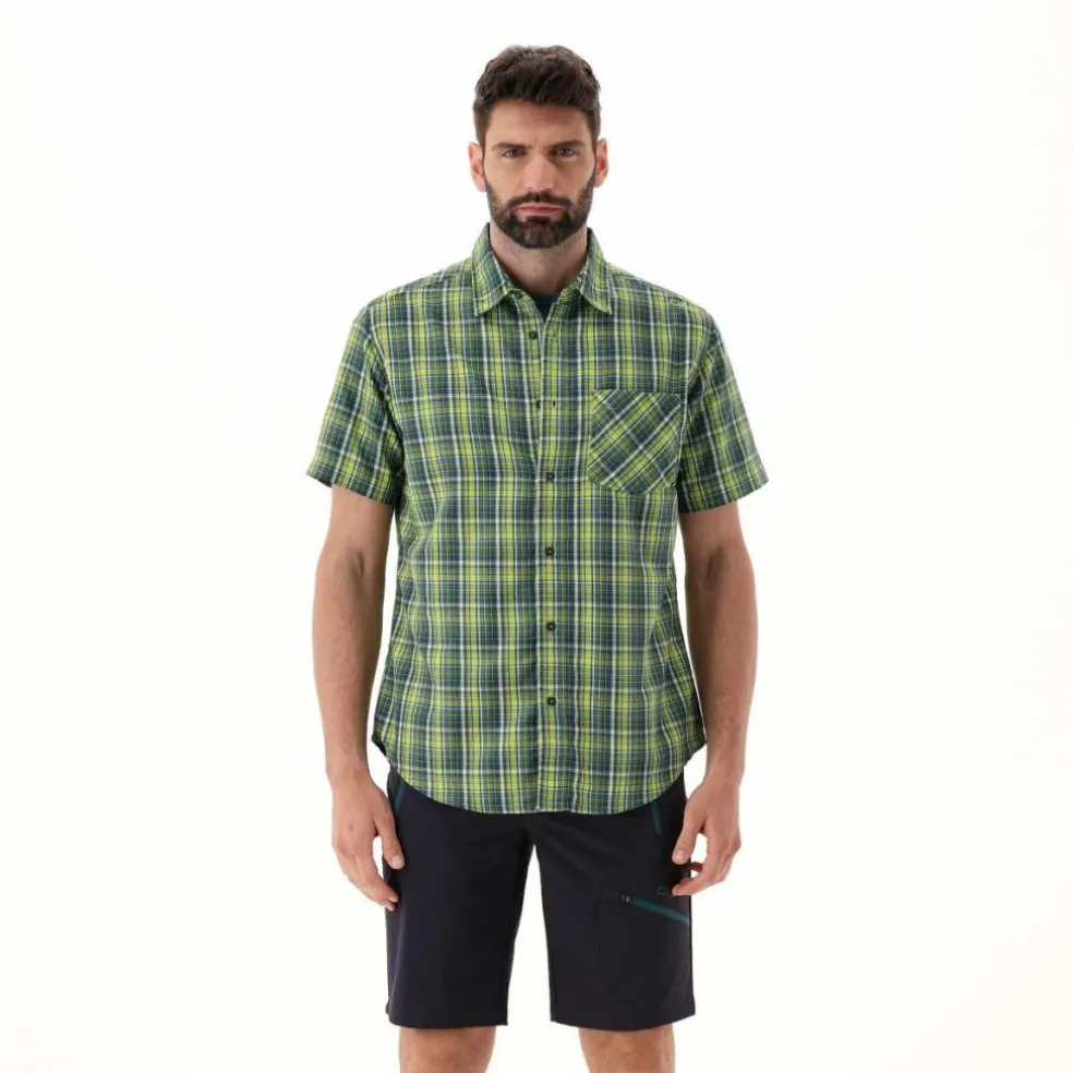 Camicia maniche corte check da uomo