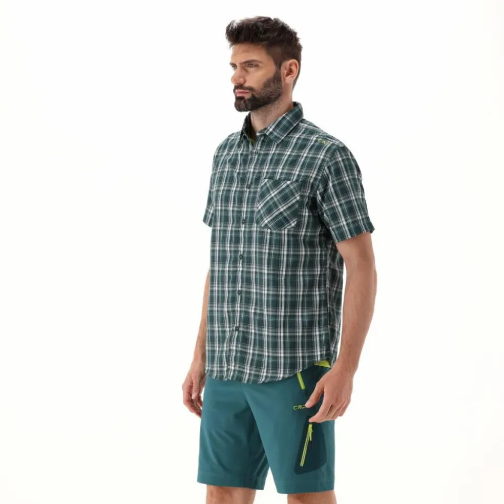 Camicia maniche corte check da uomo