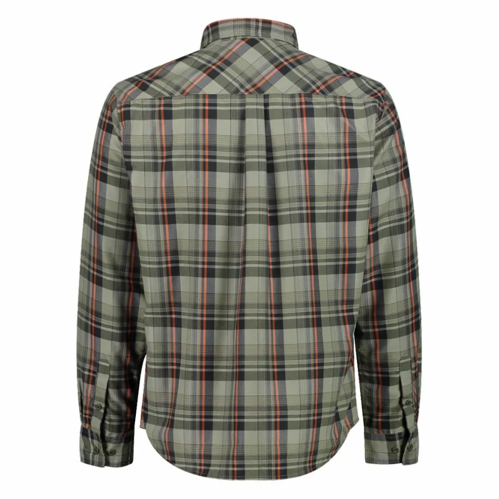 Camicia maniche lunghe check da uomo