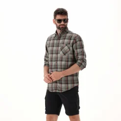 Camicia maniche lunghe check da uomo