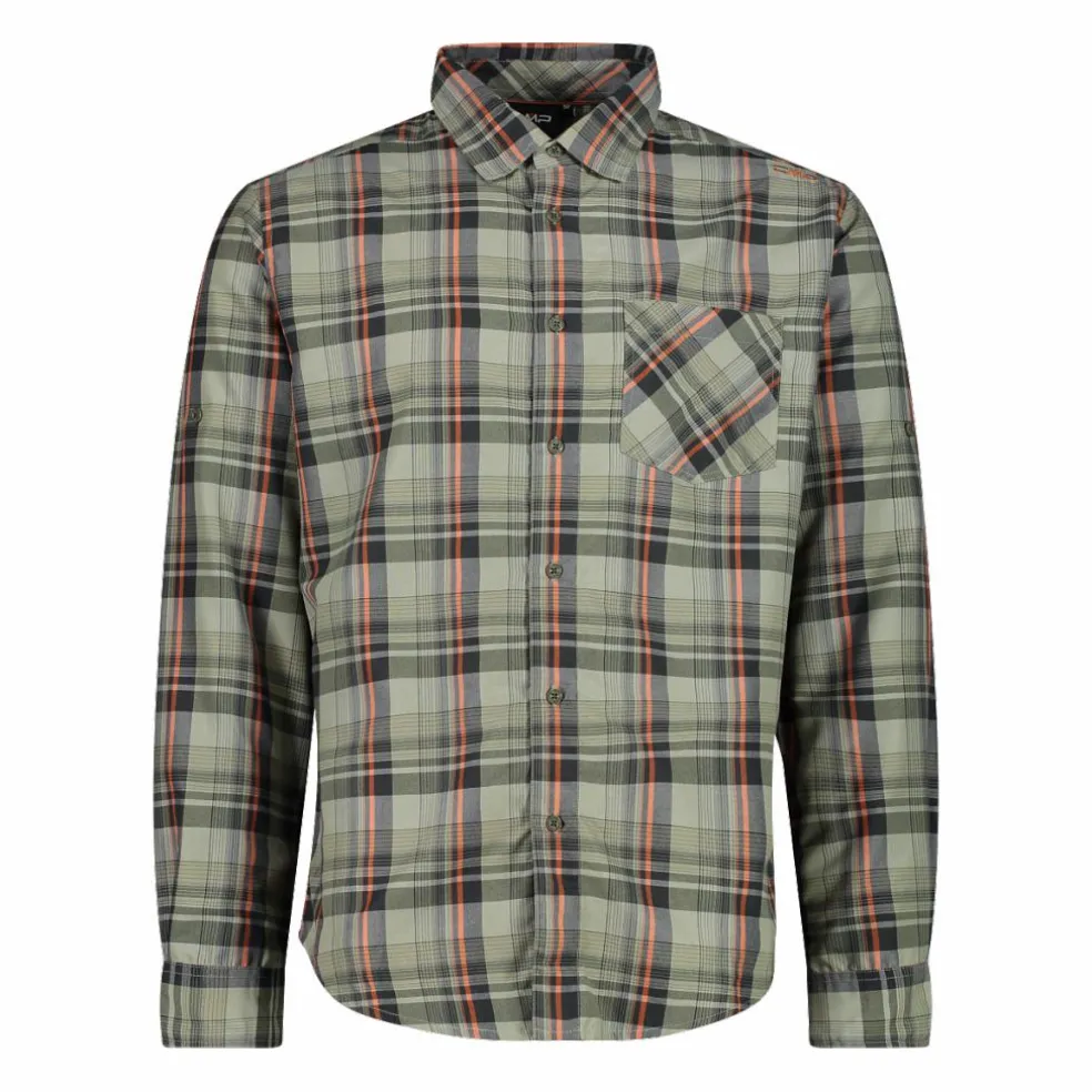 Camicia maniche lunghe check da uomo