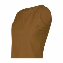 Canotta corta da donna in stretch polyamide