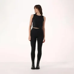 Canotta corta da donna in stretch polyamide
