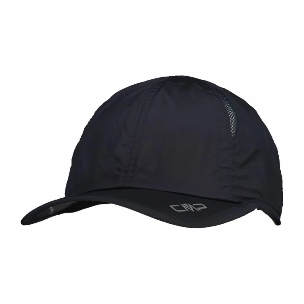 Cappellino da running con frontino e inserti in mesh da donna