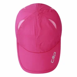 Cappellino da running con frontino e inserti in mesh da donna