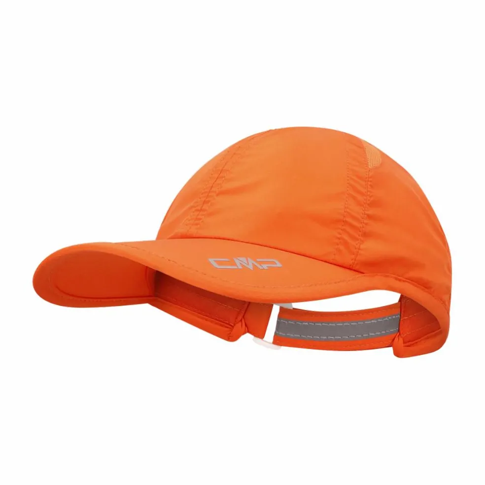 Cappellino da running con frontino e inserti in mesh da donna