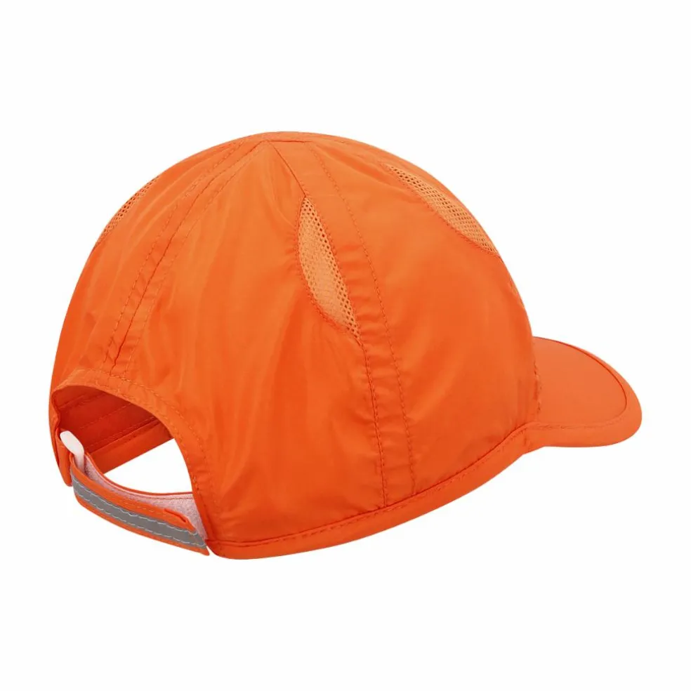 Cappellino da running con frontino e inserti in mesh da donna