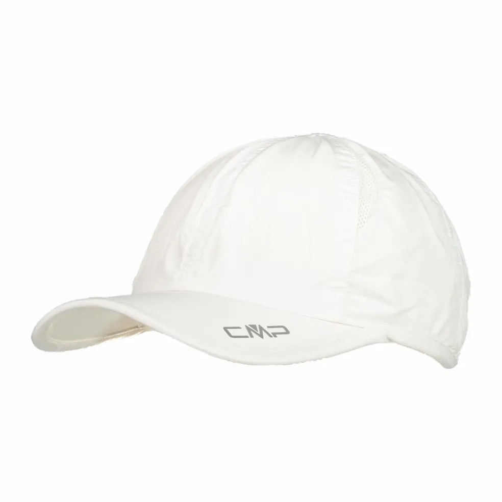 Cappellino da running con frontino e inserti in mesh da donna