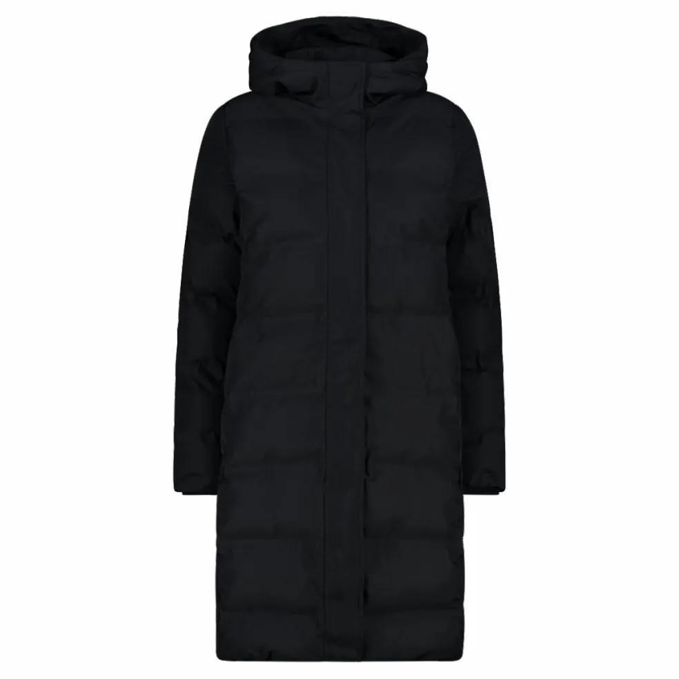 Cappotto donna con cappuccio fisso