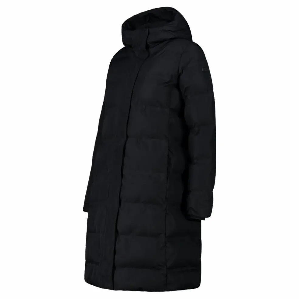 Cappotto donna con cappuccio fisso