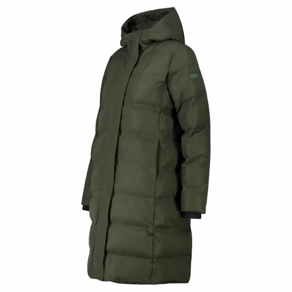 Cappotto donna con cappuccio fisso
