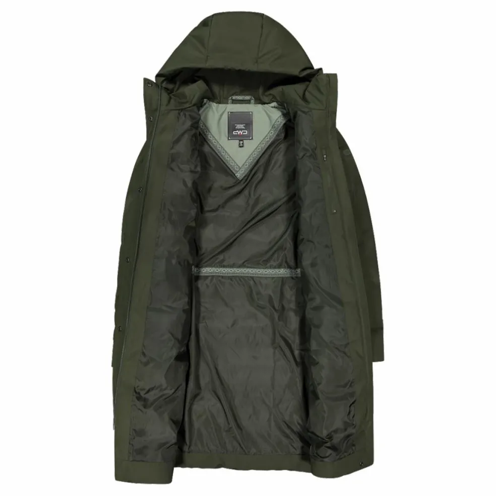 Cappotto donna con cappuccio fisso
