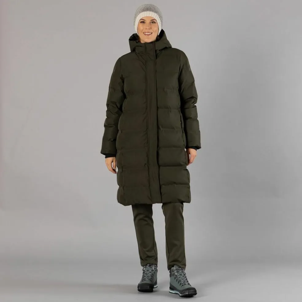 Cappotto donna con cappuccio fisso