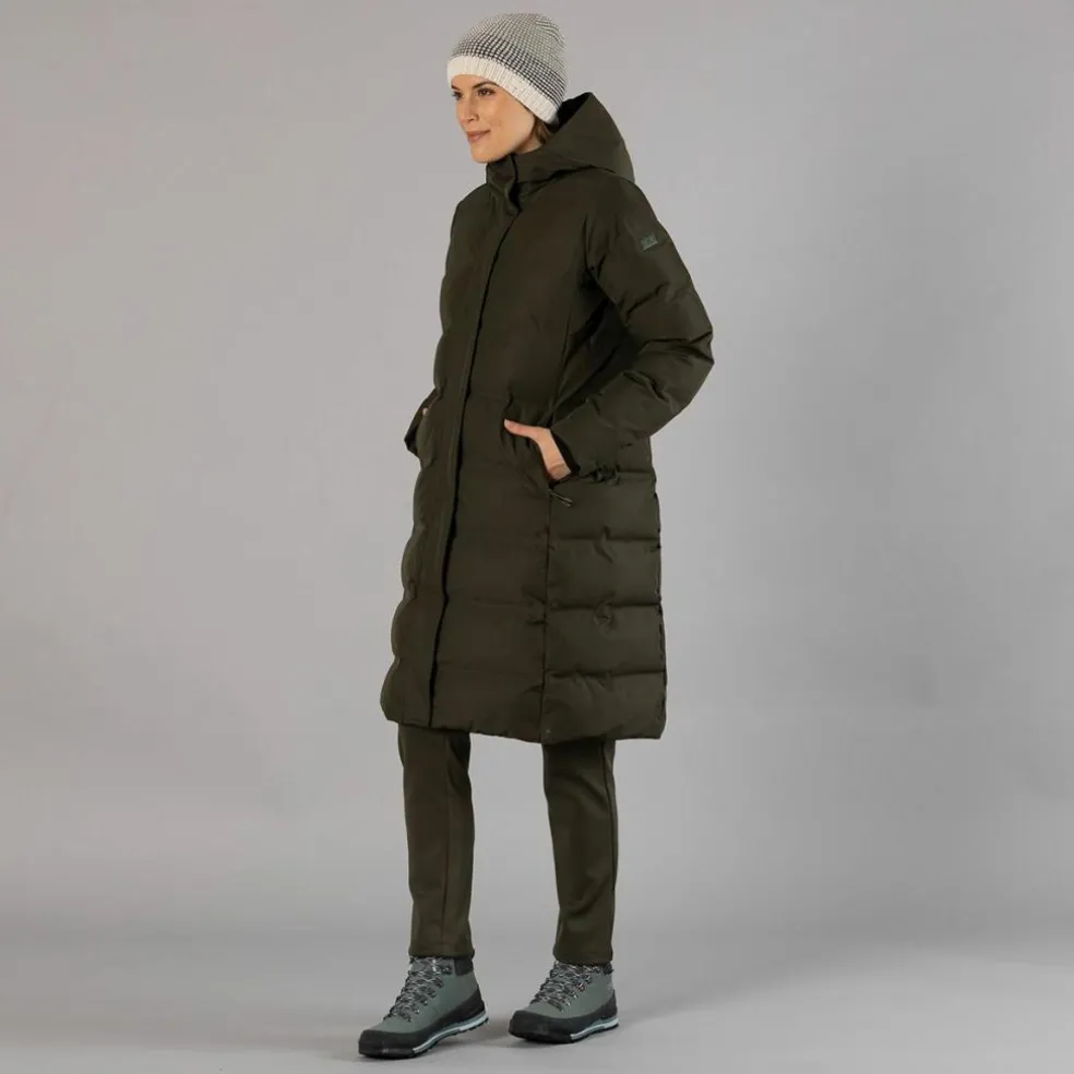 Cappotto donna con cappuccio fisso