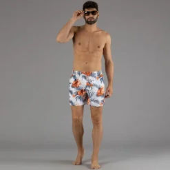 Costume boxer da uomo con fantasia tropicale