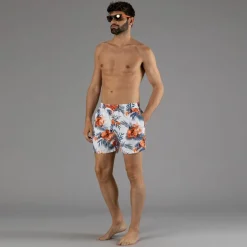 Costume boxer da uomo con fantasia tropicale