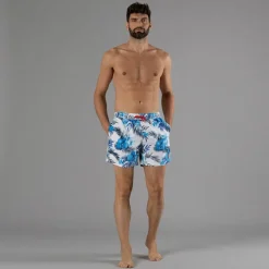 Costume boxer da uomo con fantasia tropicale