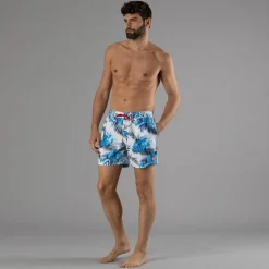 Costume boxer da uomo con fantasia tropicale