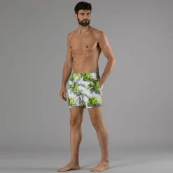 Costume boxer da uomo con fantasia tropicale
