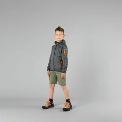 Felpa con cappuccio bambino in pile knit tech