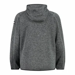 Felpa con cappuccio bambino in pile knit tech