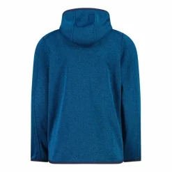 Felpa con cappuccio bambino in pile knit tech