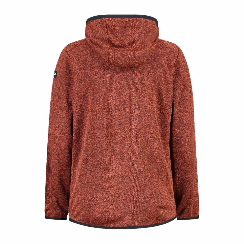 Felpa con cappuccio bambino in pile knit tech